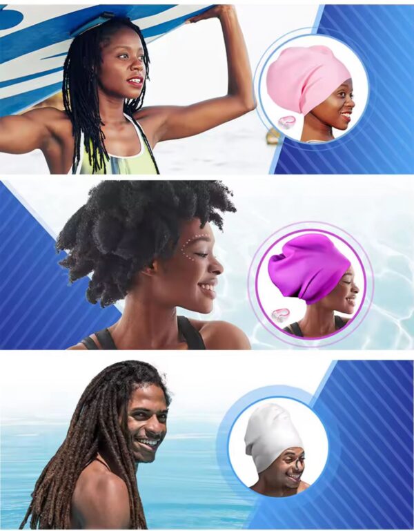 Pure Silicone Swimming Cap - Image 2