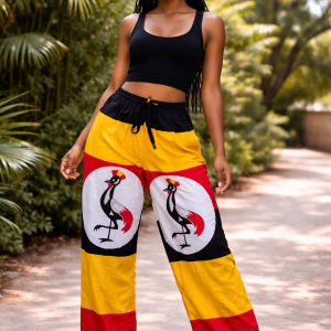 African-Inspired Straight-Leg Cotton Trousers 11