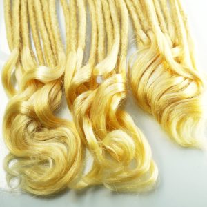 Mermaid Dreadlocks-Human Hair Premade-Ready to Ship