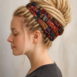 Cotton & wax 4 Bendable Dreadlock Braid Ties, Wire Wrap. Hair wrap Wired Dread Tie Accessories, Spiral Dread Wrap, Earthy green, Yellow, brown, Red, maroon, mixed colors, Hair Accessories Small
