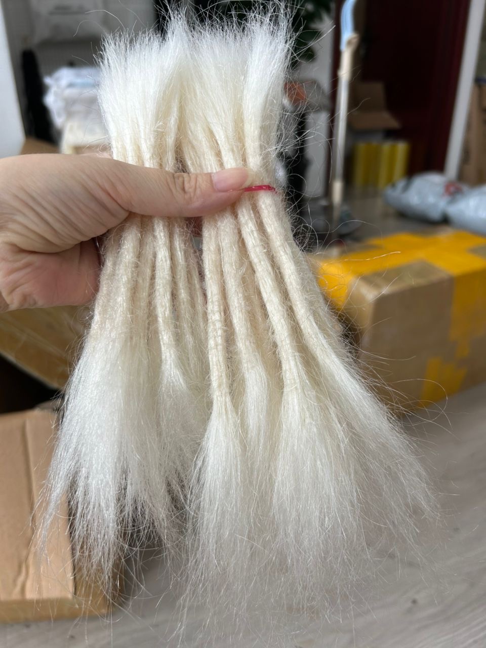 Straight Hair/White peoples' Dreadlocks- human hair -crotchet - Image 2