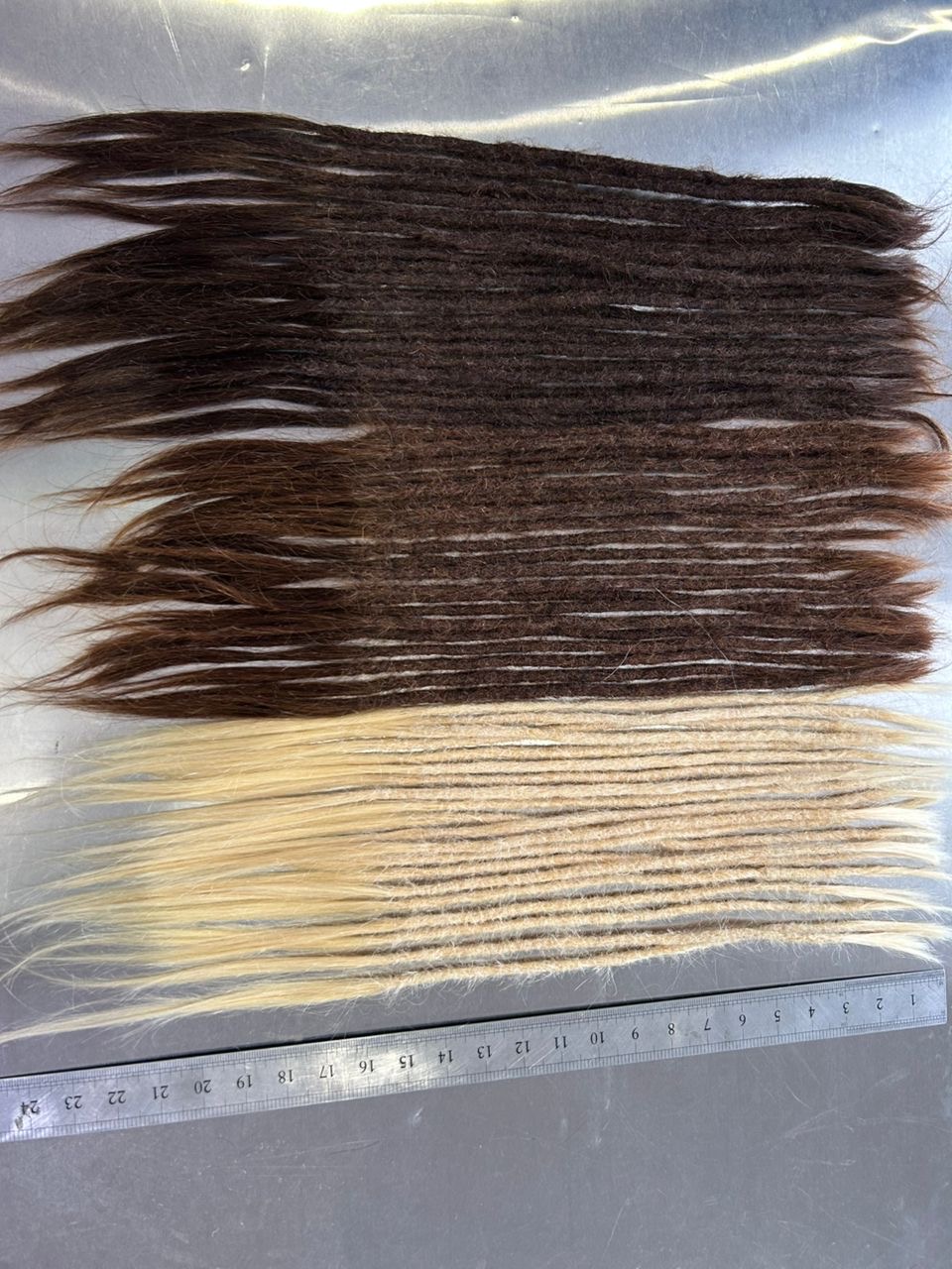 Straight Hair/White peoples' Dreadlocks- human hair -crotchet