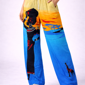 African-Inspired Straight-Leg Cotton Trousers 22