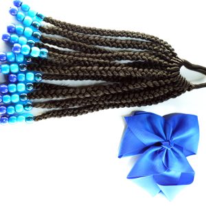 Girls' Hair Extensions with Elastic Tie Bands 24