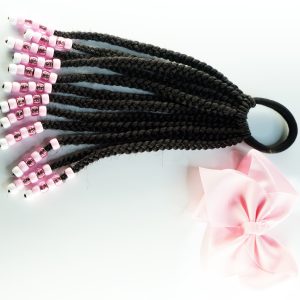 Girls' Hair Extensions with Elastic Tie Bands 23