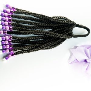 Girls' Hair Extensions with Elastic Tie Bands 11