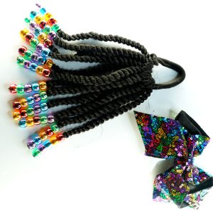Girls' Hair Extensions with Elastic Tie Bands 27