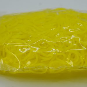 Rubber bands-strong-for hair styling yellow