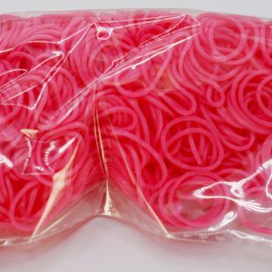 Rubber bands-strong-for hair styling dark red