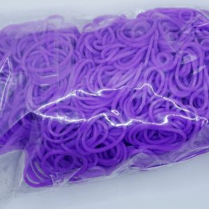 Rubber bands-strong-for hair styling purple