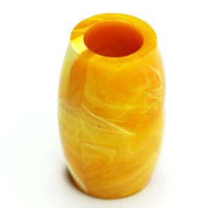 Plastic XXL beads yellow