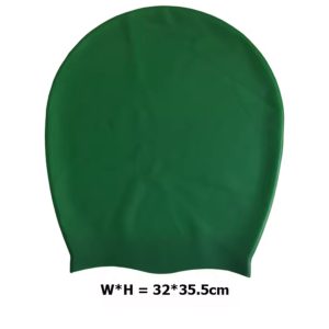 swim cap green