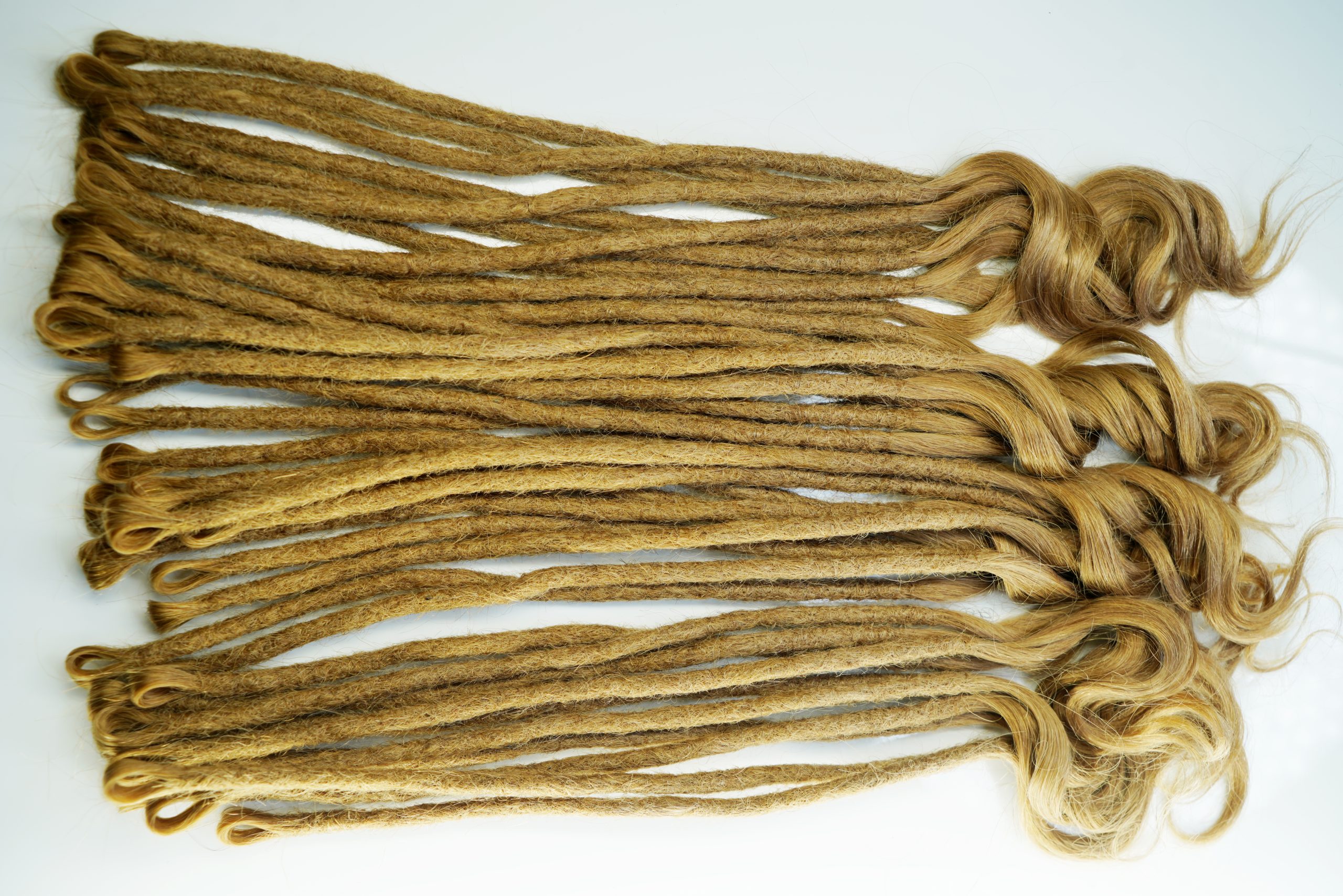 Mermaid Dreadlocks-Human Hair dark Premade-Ready to Ship