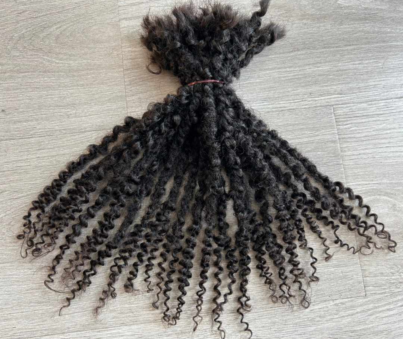 Dreadlocks Human Hair-Textured / Wavy / Curly
